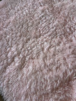 Pink Fluffy Shag Rug