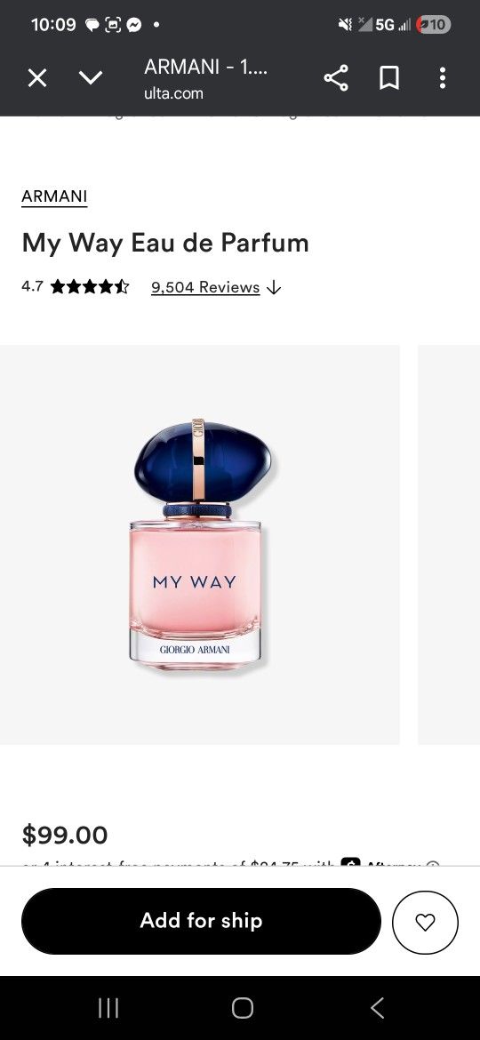 Giorgio Armani My Way Parfum