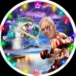 Jeremy Wade Fight Fishing Boxing Clock