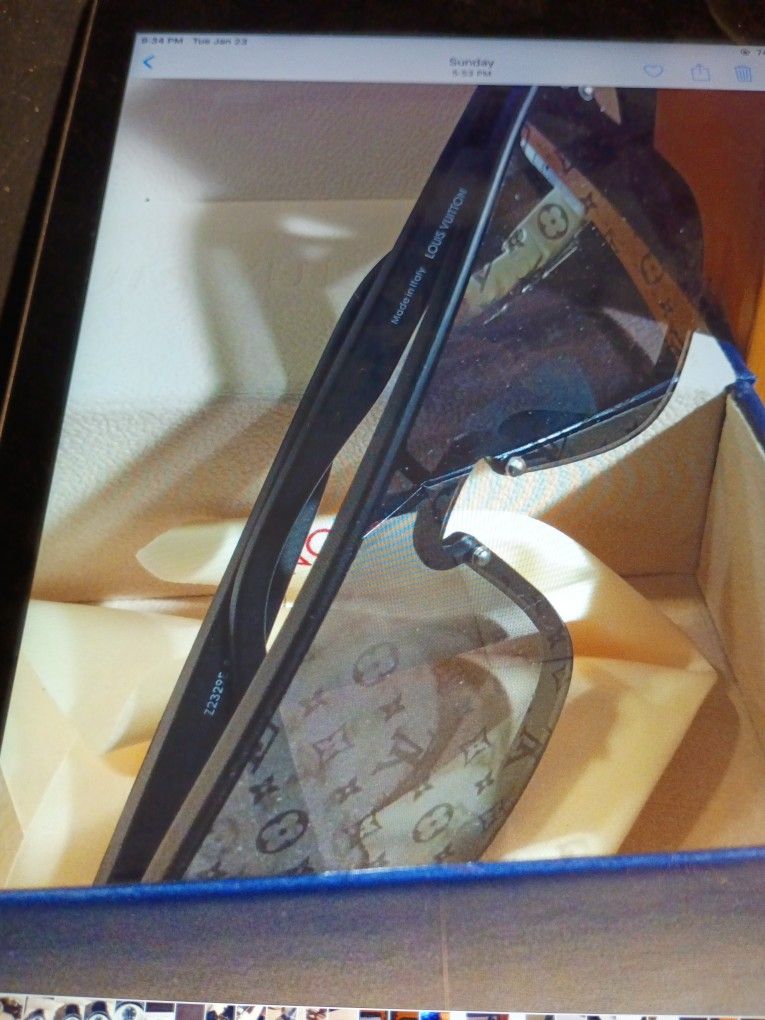 LOUIS VUITTON MONOGRAM WAIMEA SUNGLASSES BLCK