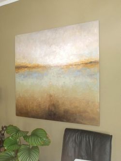 Large abstract painting.