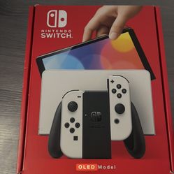 Oled Switch  Used Includes Case And Memory Card 