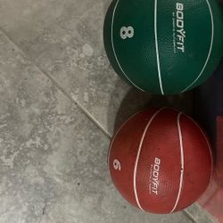 Body fit -Exercise Balls 6&8 Pounds
