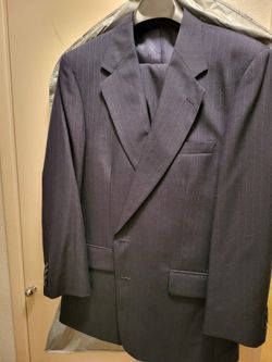 Stafford Navy Blue Single Breasted Suit