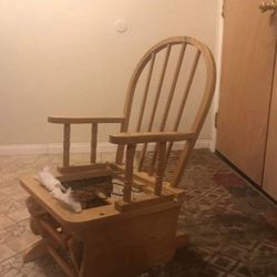 Small Wood Rocking Chair 