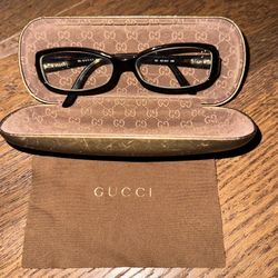 Gucci Brown Eye Glasses Frames GG 3001 and Gucci Hard Case