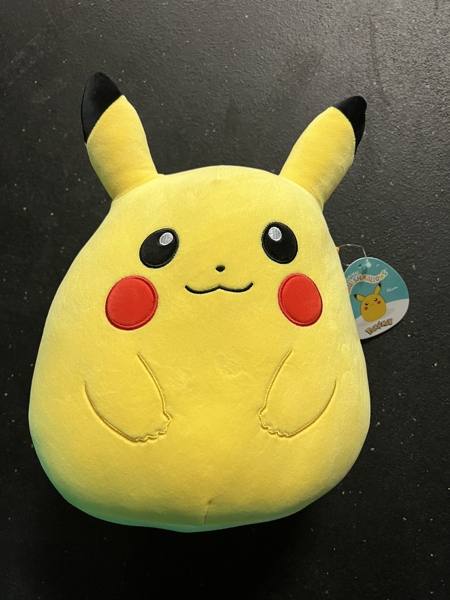 Pokemon Squishmallow  Pikachu Plush NEW 10” Inch Authentic Kellytoy New With Tag