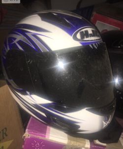 All three motorcycle helmets for $200