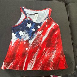 American USA Flag Tank Top for Women
