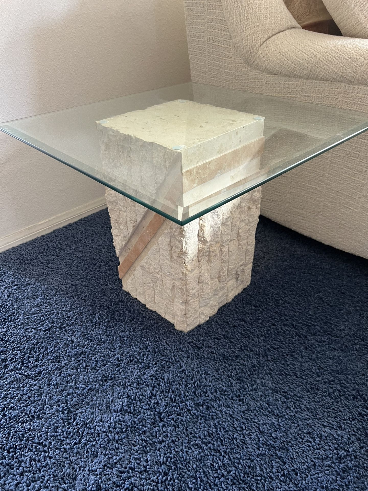 Maitland Smith Tessellated Stone End Table