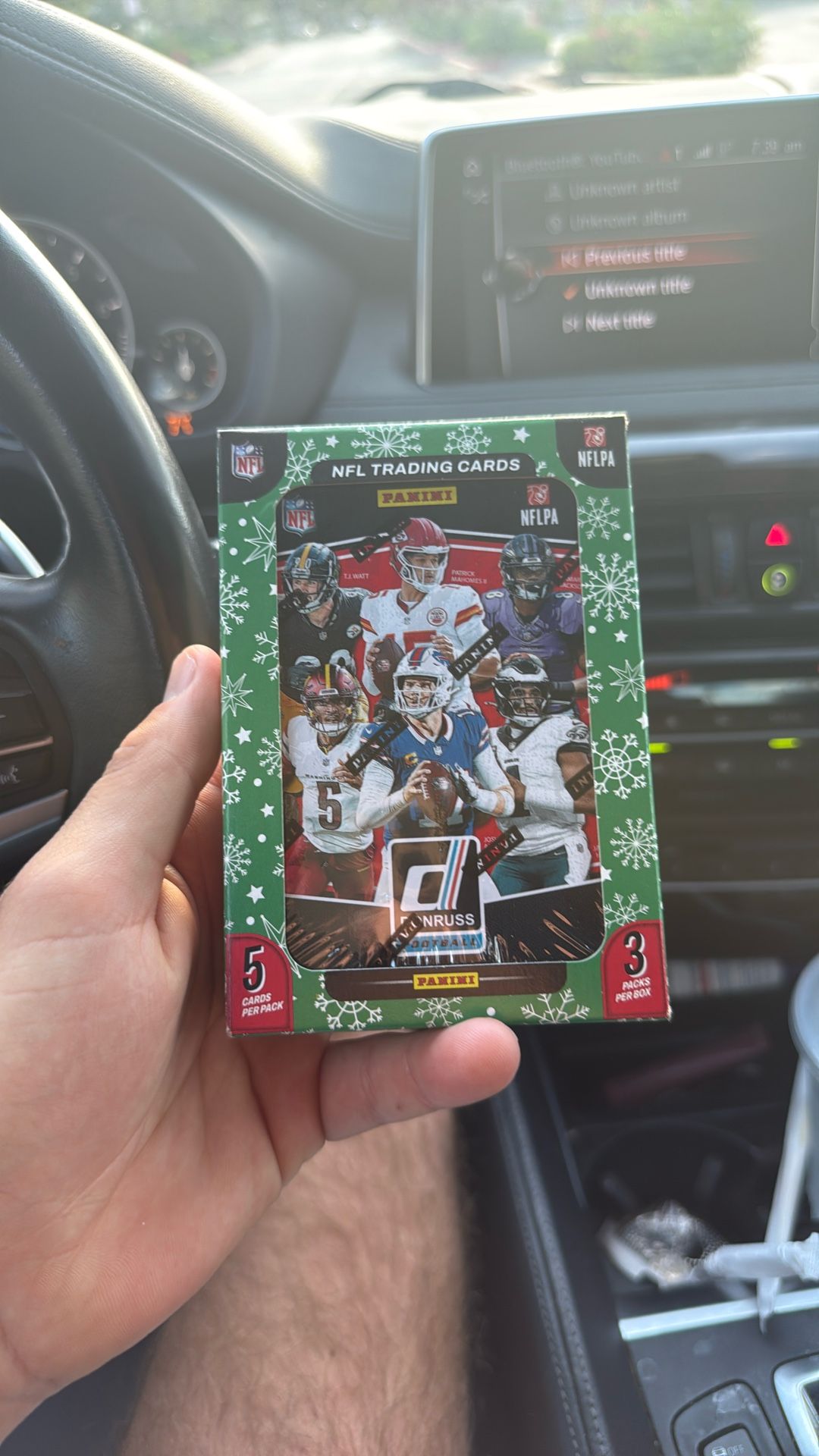 2025 PANINI DONRUSS FOOTBALL Holiday Tins