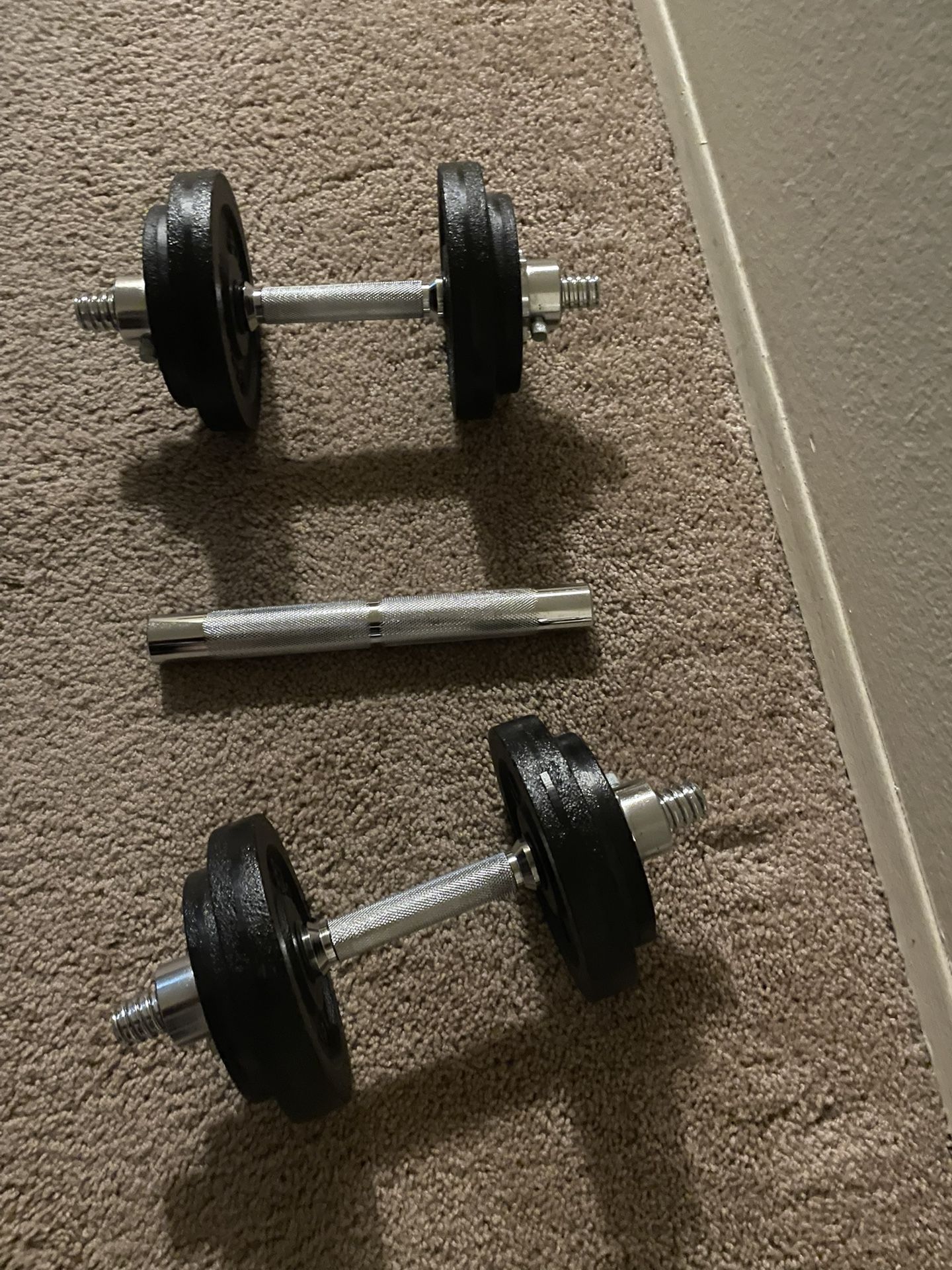 Yes 4 All Adjustable Dumbbells With Weight Plates/ Connectors