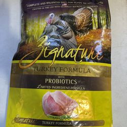 Dog Food Turkey Formula 12.5 Lbs $30