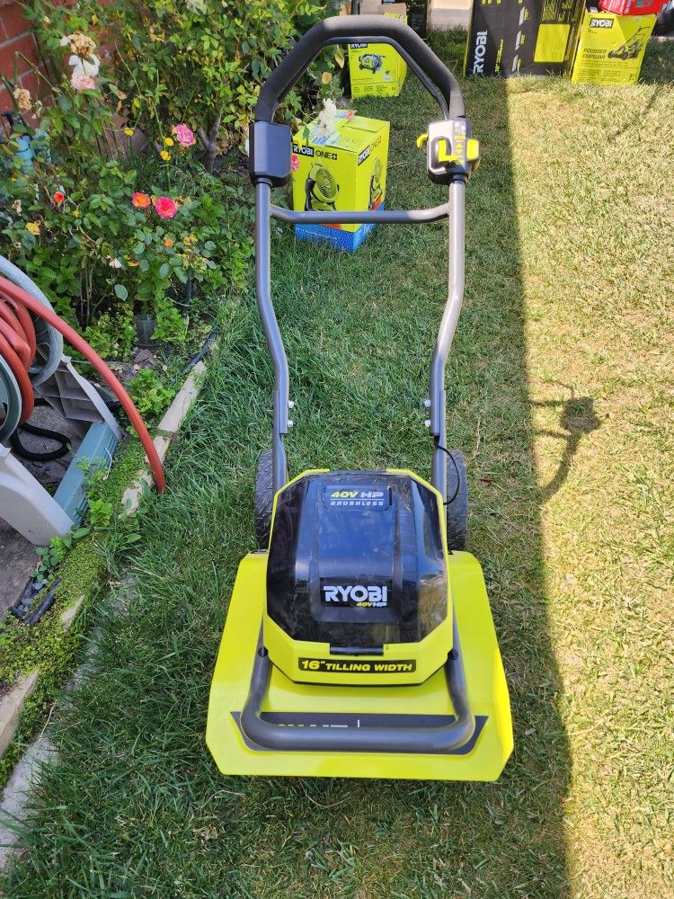 40v Brushless Tiller 16" New Only Tool $180