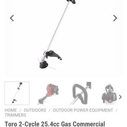2 Toro 2- Cycle Gas Commercial Weed Whip