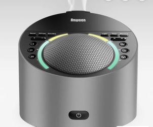 Anwoon Sound Machine Aroma Diffuser Premium Metal Shell White Noise