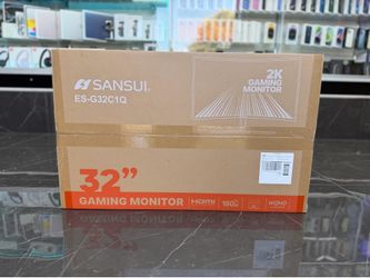 Sansui 32” Curved Gaming Monitor ((Take It Home In Payments/ llévatelo a casa en pagos)only $10’down