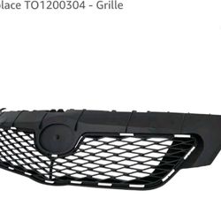 2009-2010 Grille Toyota Corolla Textured Black Plastic TO1200304