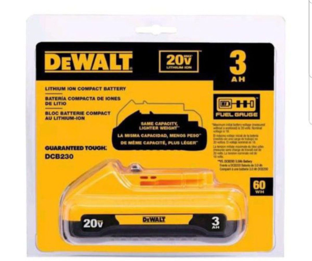 Dewalt Dcb230 3.0Ah 20V Battery Pack