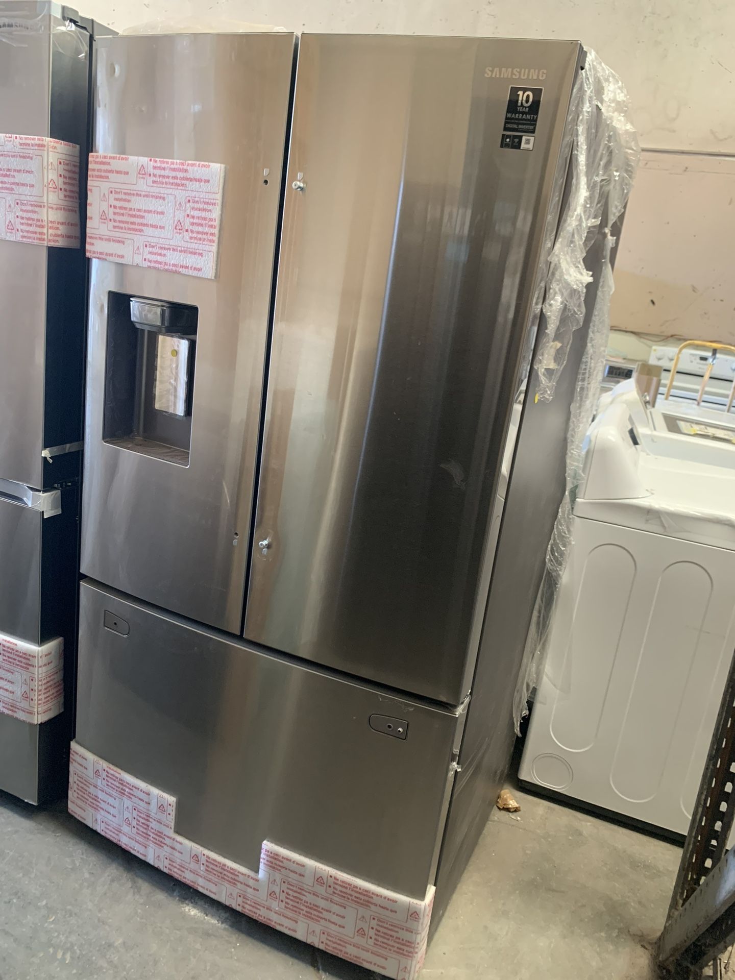 Brand New Out Box Samsung French Door Refrigerator Stainless Steel