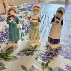 3 Royal Doulton  6 inches high