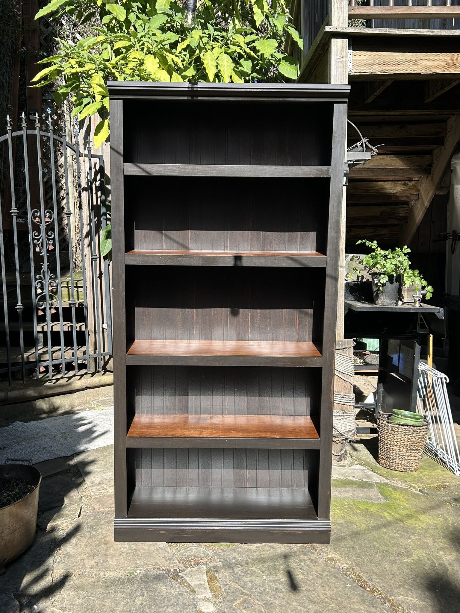Large Wooden Bookcase 