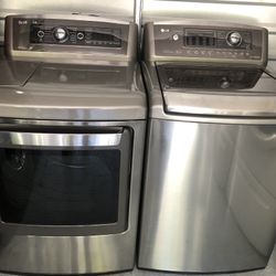 Lg Washer And Dryer Set Top Loader Electric 