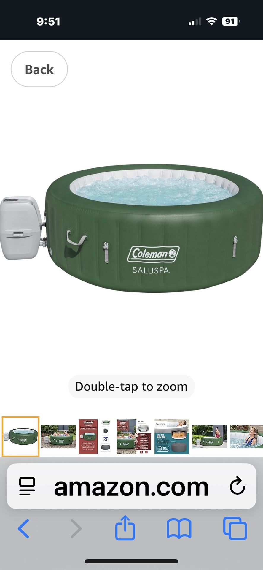 Coleman Saluspa Model 90363E