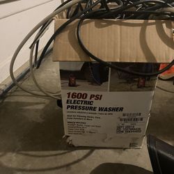 Electric Power Washer Use Once 