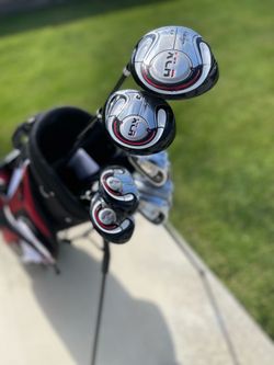 🏌️‍♂️ LEFT-HANDED Walter Hagen XLR Complete Golf Set – New Grips & Matching Stand Bag