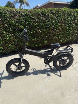 black all terrain ebike