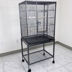 $95 (New in box) Large 53” bird cage for parakeet parrot cockatiel canary finch lovebird, size 24x17x53” 