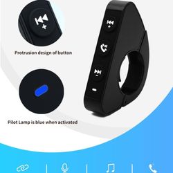 Car Radio Buttons Motorcycle Media Controller Car Motorcycle Bike Steering Wheel Music Player Wireless Media Button Car Radio