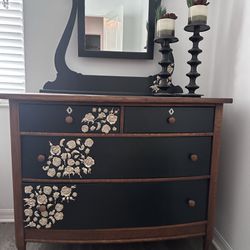 Gorgeous Redesigned Antique Dresser 