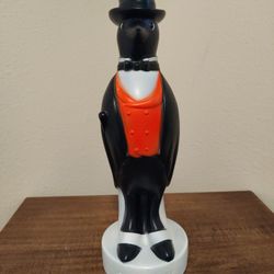 Vintage Old Crow Kentucky Bourbon Whiskey Advertising Plastic Bottle Figure