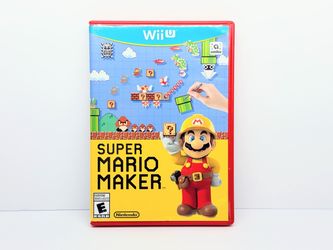 Super Mario Maker (Nintendo, Wii U, 2015) **Incomplete