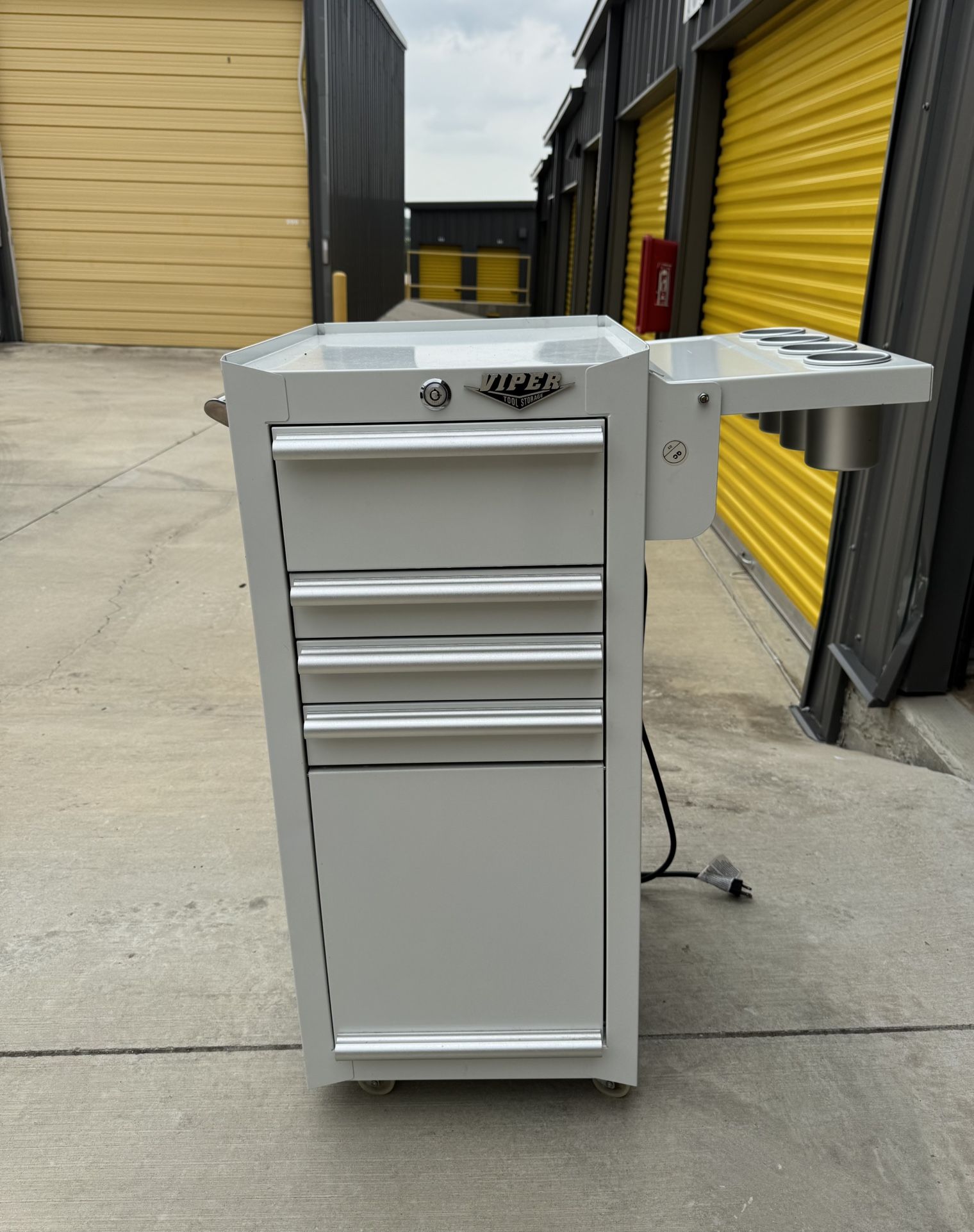 White Viper 5 Drawer Toolbox W/ Styling Extension