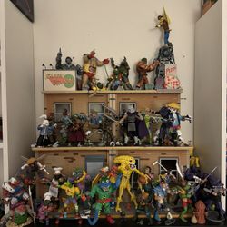NECA TMNT Cartoon Collection 100+ FIGURES AND VAN