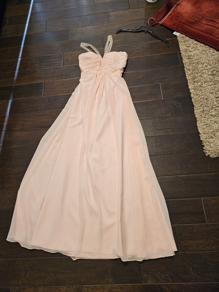 Light Pink Prom Dress Size 4
