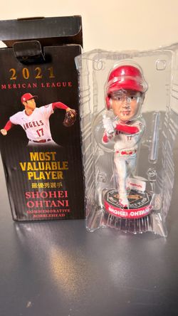 Shohei Ohtani 2021 AL MVP Commemorative Bobblehead Angels #17 new