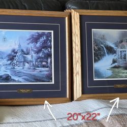 Thomas Kinkade Framed Painting 