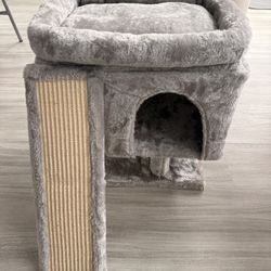 Cat House with Scratching Posts 
