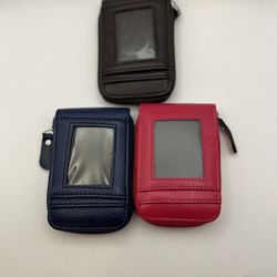 1839-MTT Unisex Wallet Credit Card Holder With RFID Blocker Three Color Choice