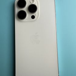 iPhone 15 Pro 128GB -Tmobile Paid Off / Unlocked White Titanium