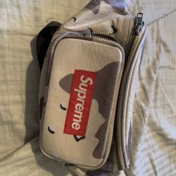 Supreme BOX LOGO Desert Camo Fanny Pack