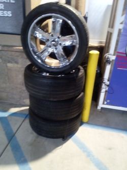 Truck tires size 20 fire sale $ 200