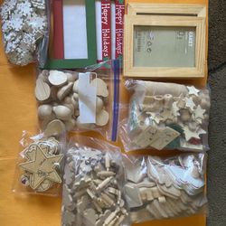 Wood Craft Pieces Ready To Paint 