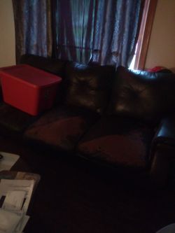 Leather Sofa And Loveseat 