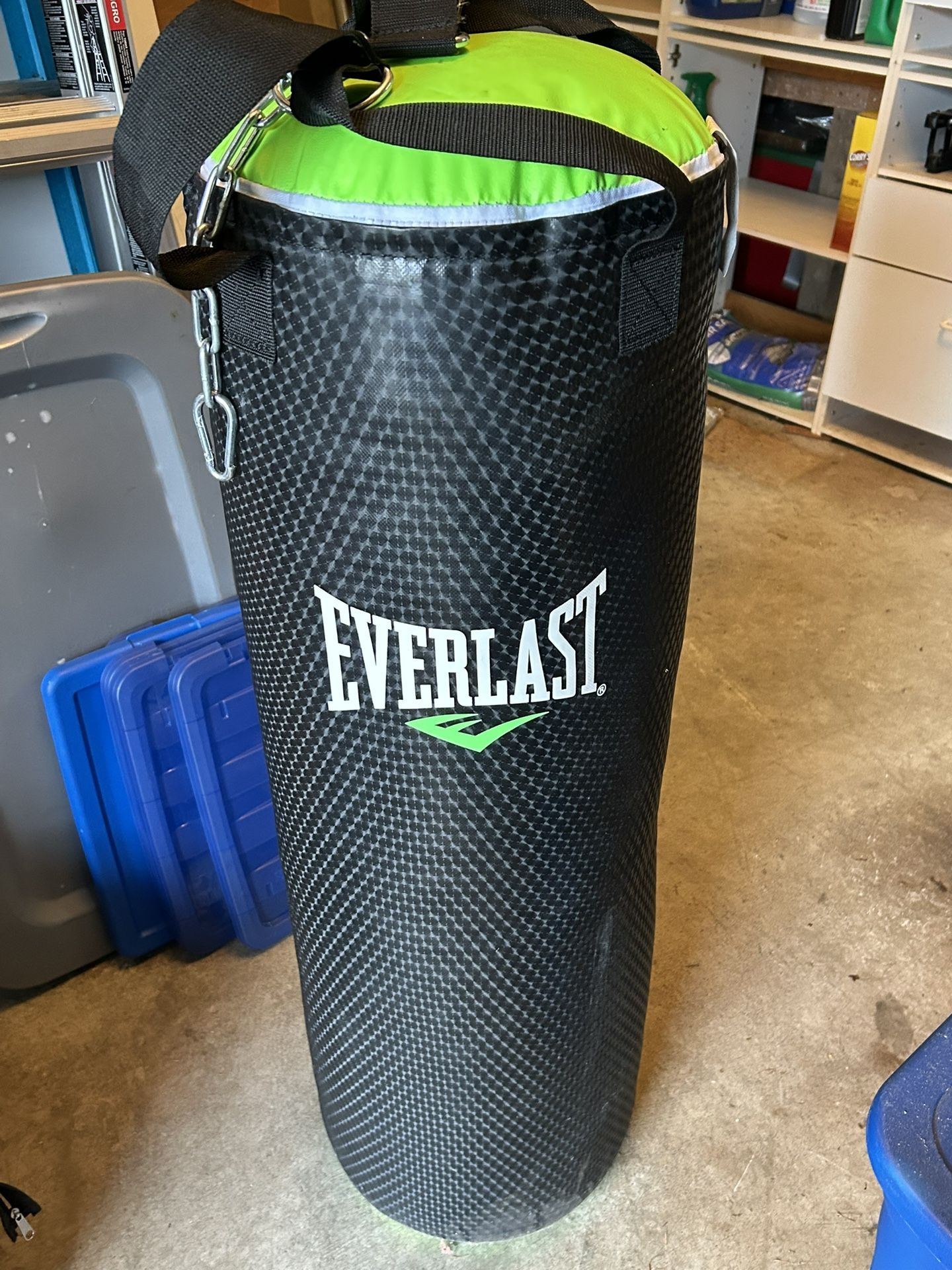 Everlast 70-lb Everstrike Heavy Bag w/ Gloves-Used
