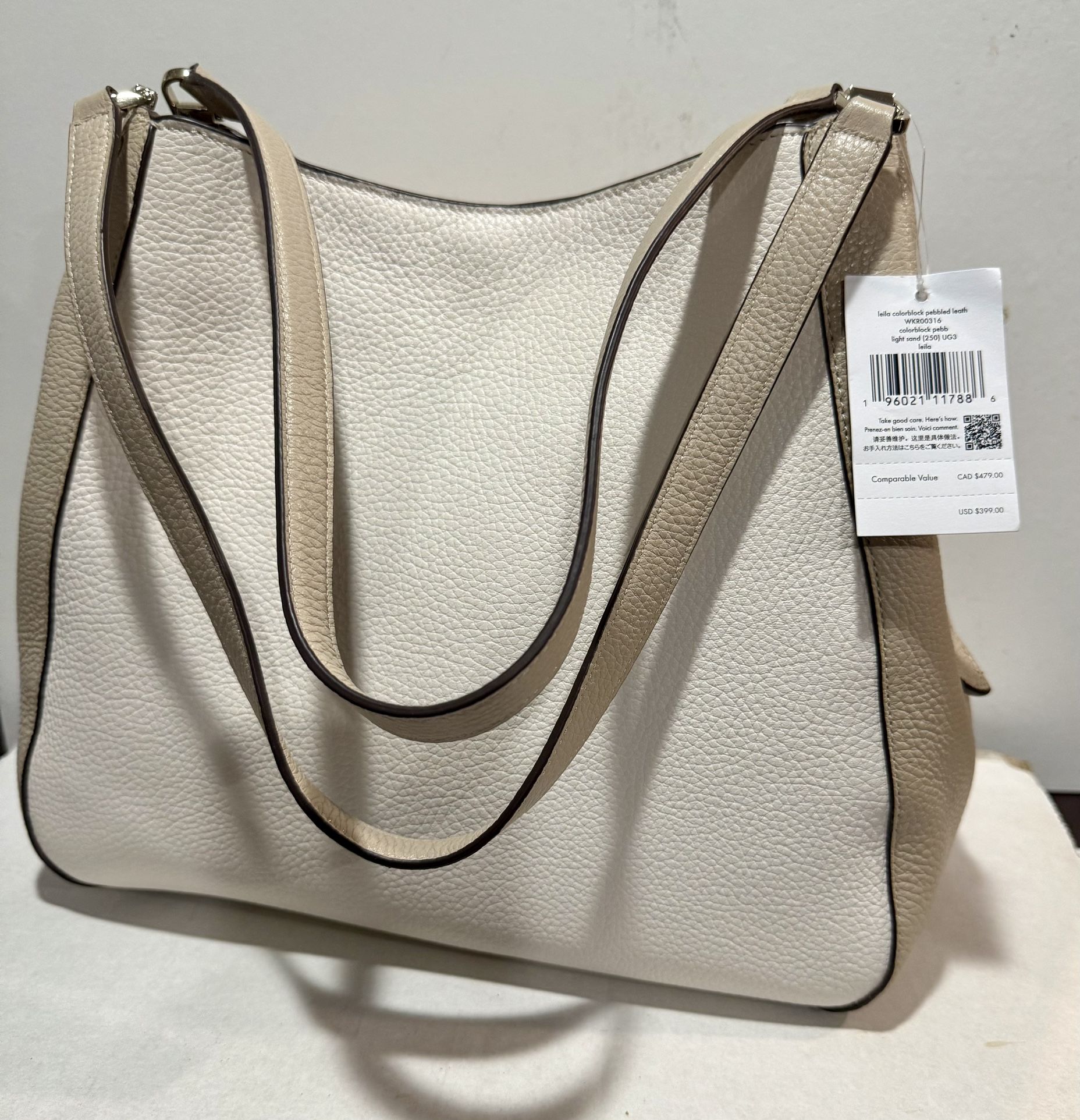 Kate Spade - Leila Colorblock Pebbled Leather Handbag